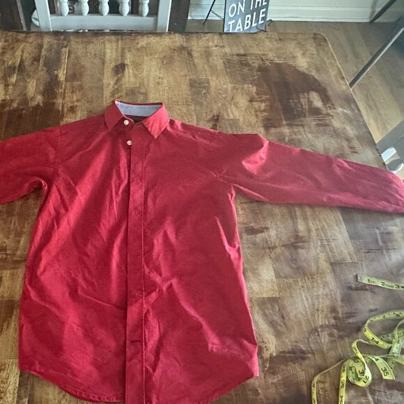 Tommy Hilfiger Boys' Long Sleeve Dress Shirt - Picture 7 of 7